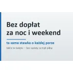 Bez dopłat za noc, weekend i święta Bez dopłat za noc, weekend i święta