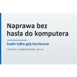 Pracujemy bez hasła do komputera klienta