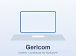 Gericom L6820 – baterie i zasilacze