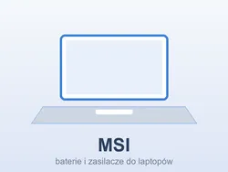 MSI Ms – baterie i zasilacze